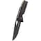 Master Cutlery 2018 Master Fldr, 3.5In Blk Bld, Blk Cf Hndl, W/ Pc MAS-ET-1013 - alternate 2